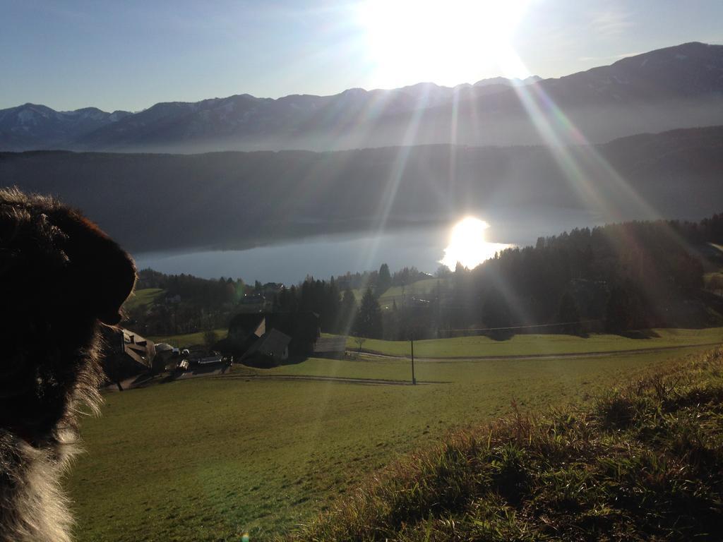 Ruhige Wohnung Mit Schoenem Eigengarten In Seeboden Am Millstaettersee Ngoại thất bức ảnh